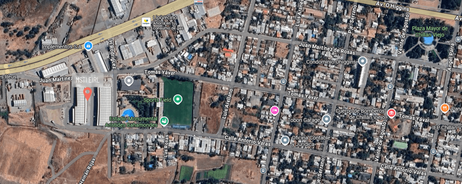 Ubicación de las oficinas de MSTI